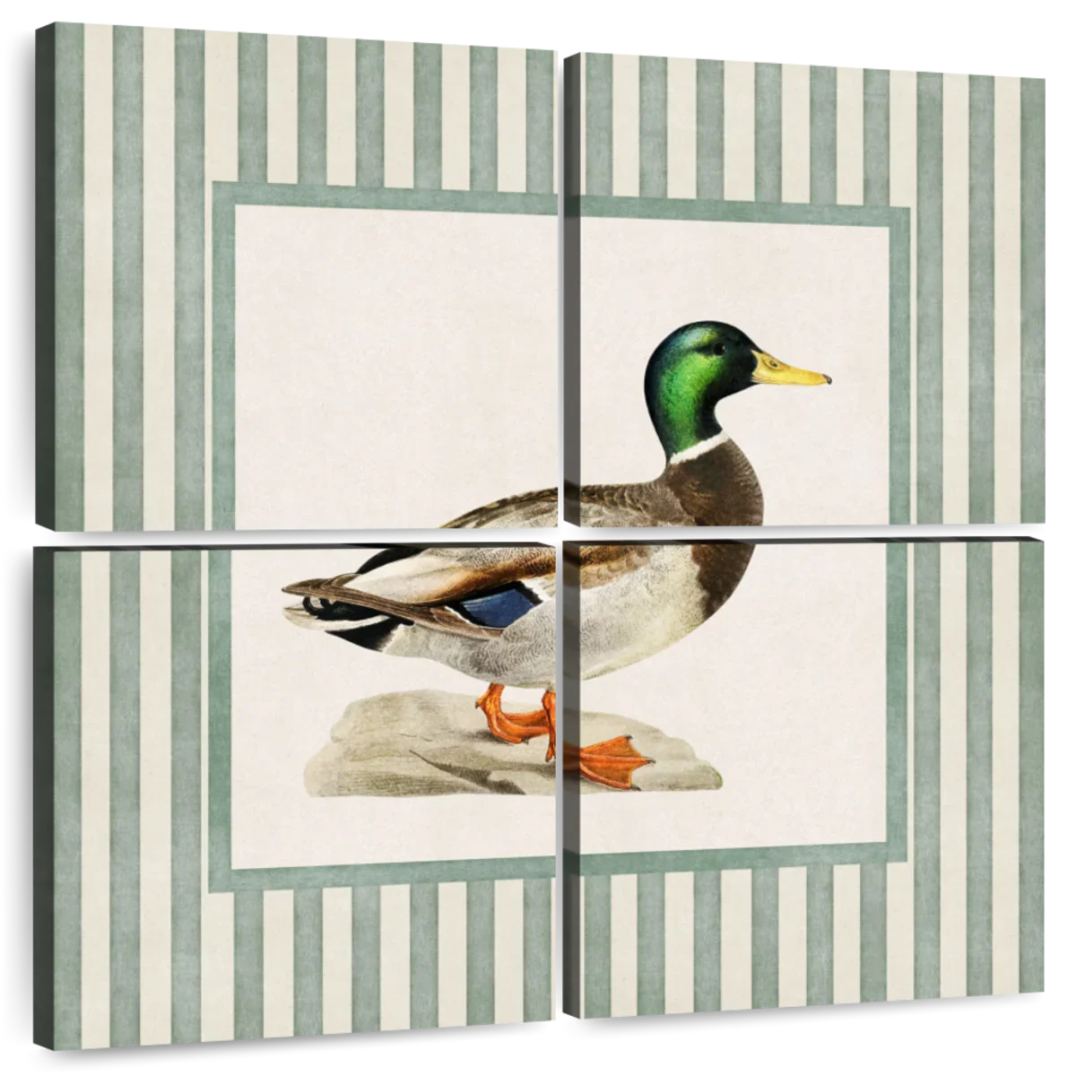 Mallard Bird Reinterpreted Wall Art - Image 8
