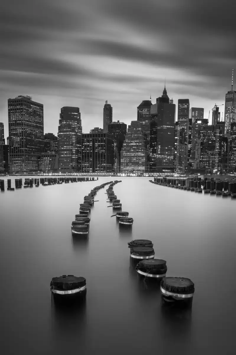 Manhattan Piles Vertical Wall Art - Image 11