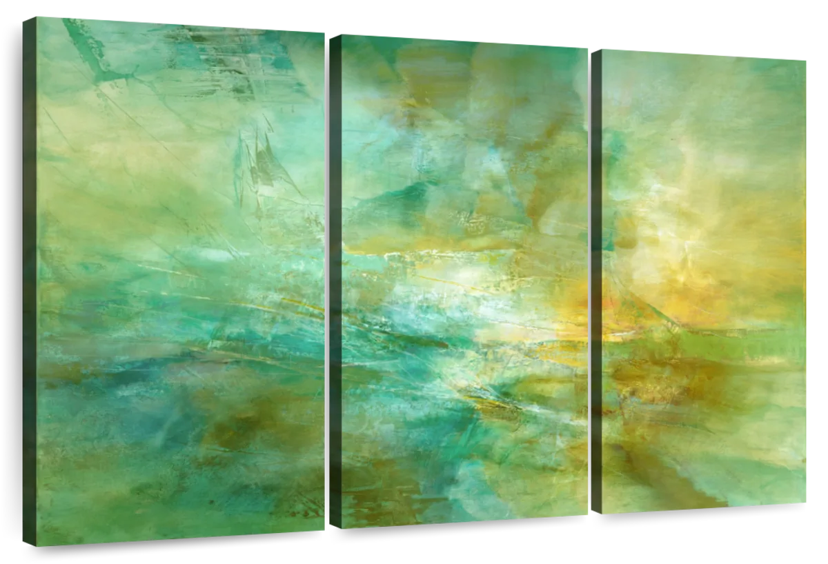 Melody In Lime And Lemon Wall Art - Image 30
