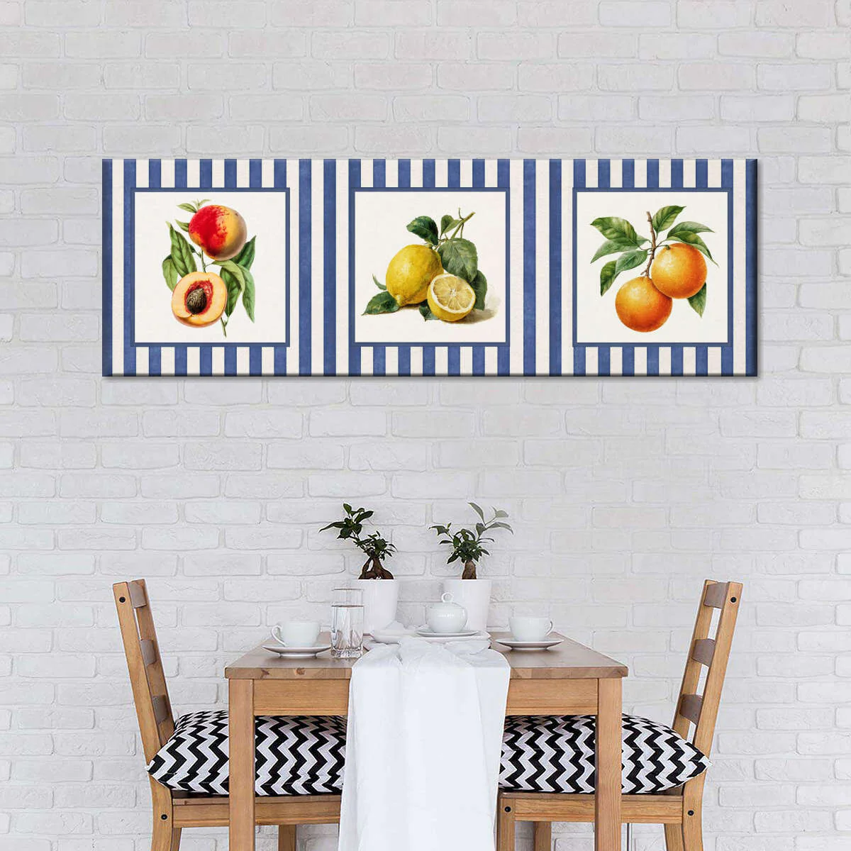 Mixed Fruit Triptych II Wall Art - Image 3