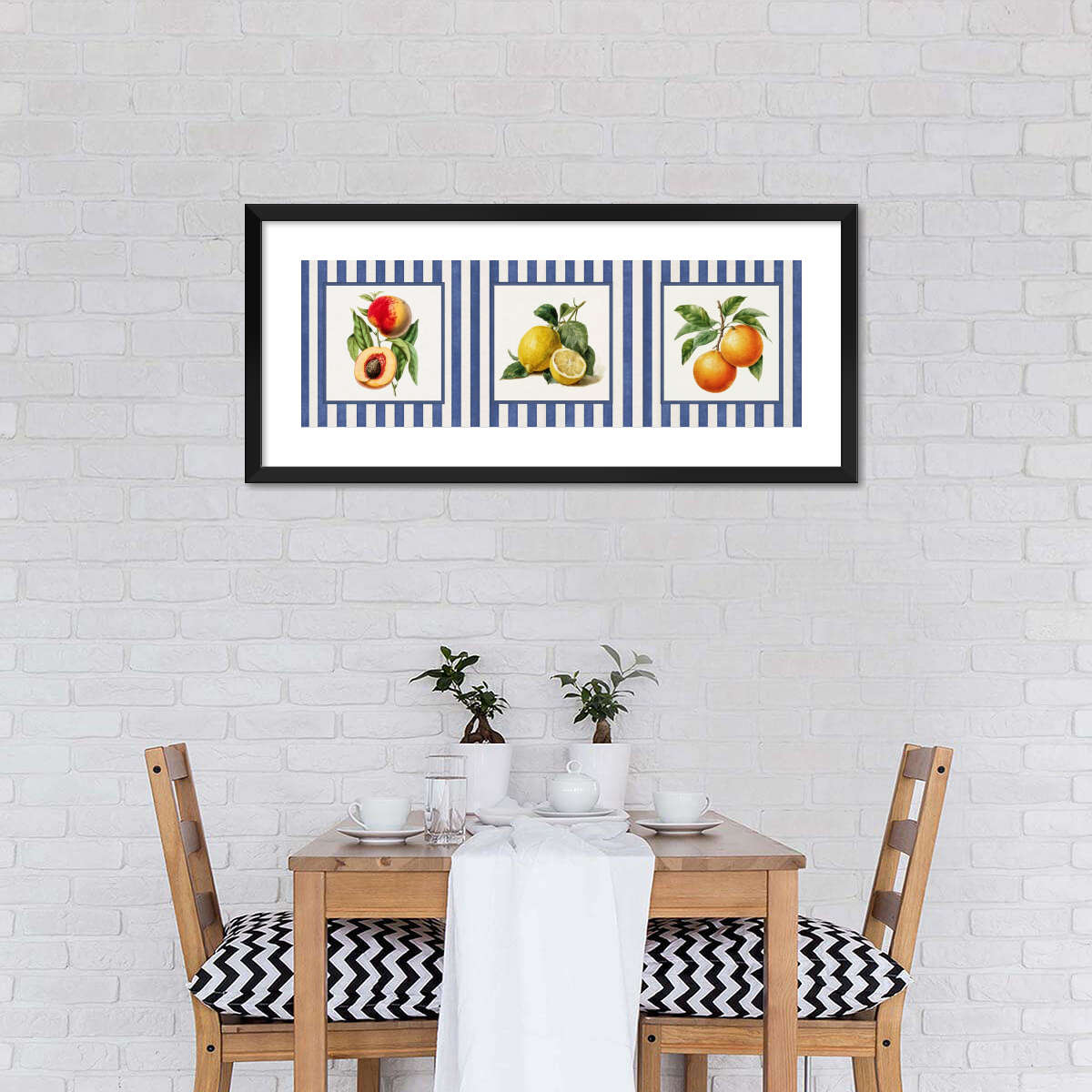 Mixed Fruit Triptych II Wall Art - Image 6