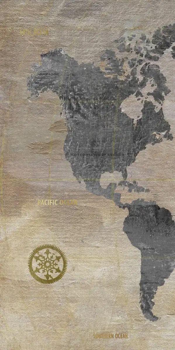 Modeled World Map Wall Art - Image 18