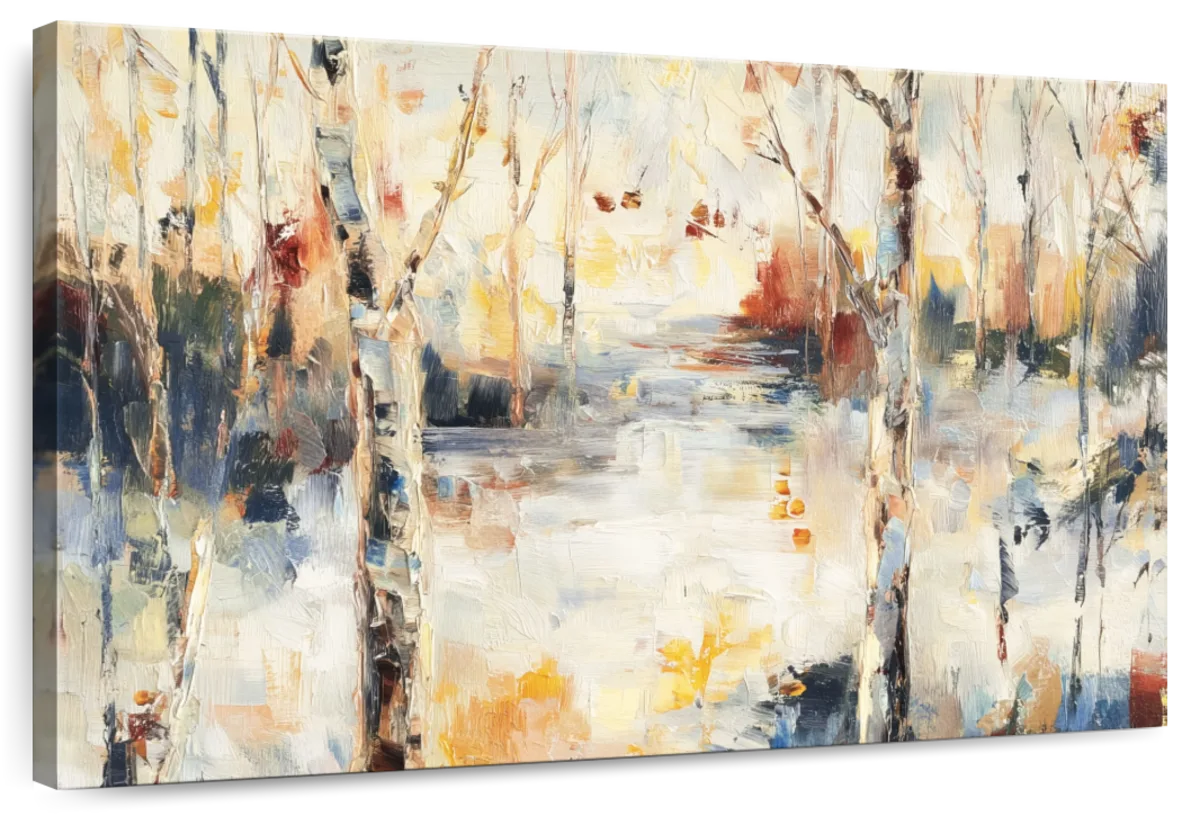 Modern Birch Forest II Wall Art