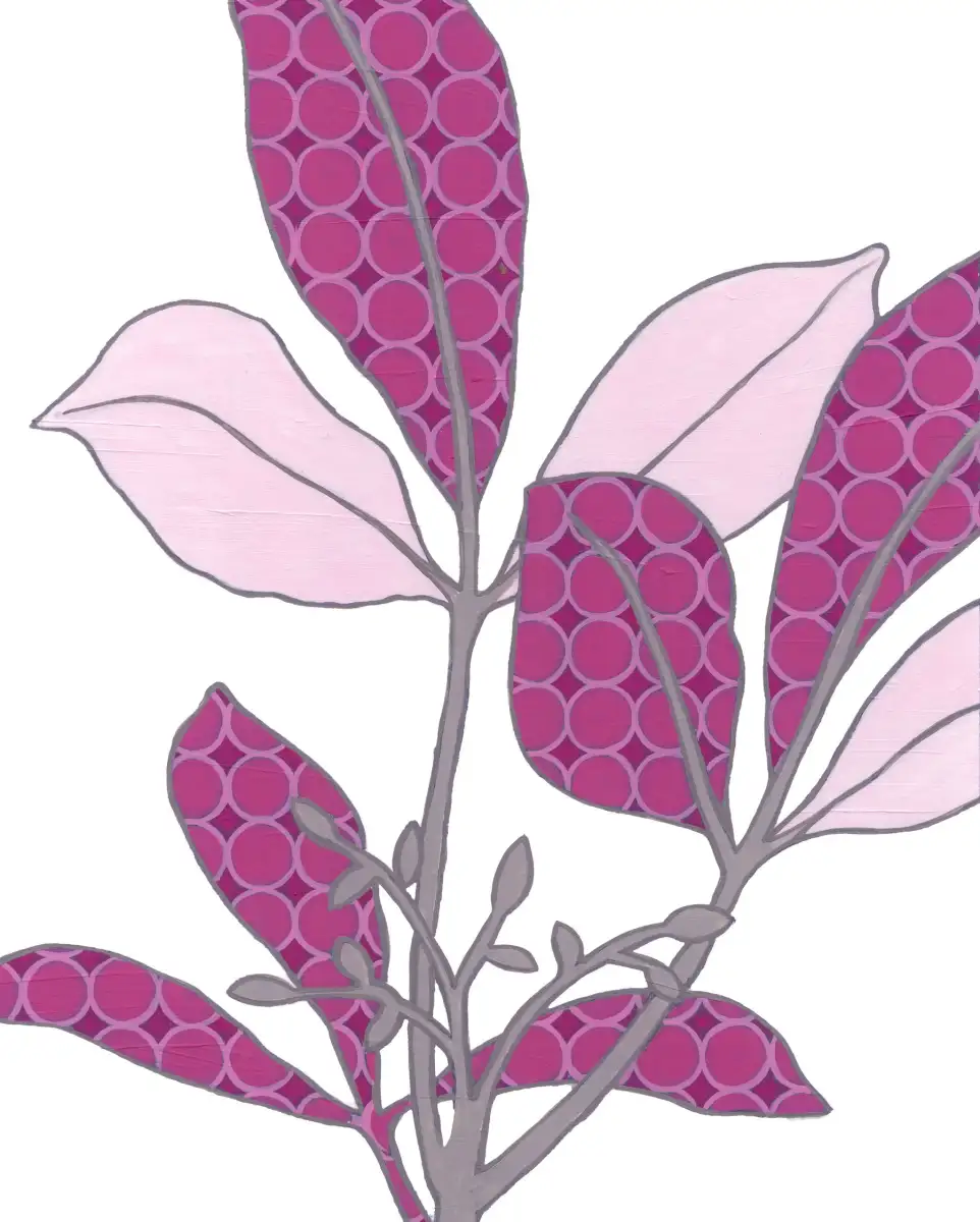 Modern Foliage III Wall Art - Image 8