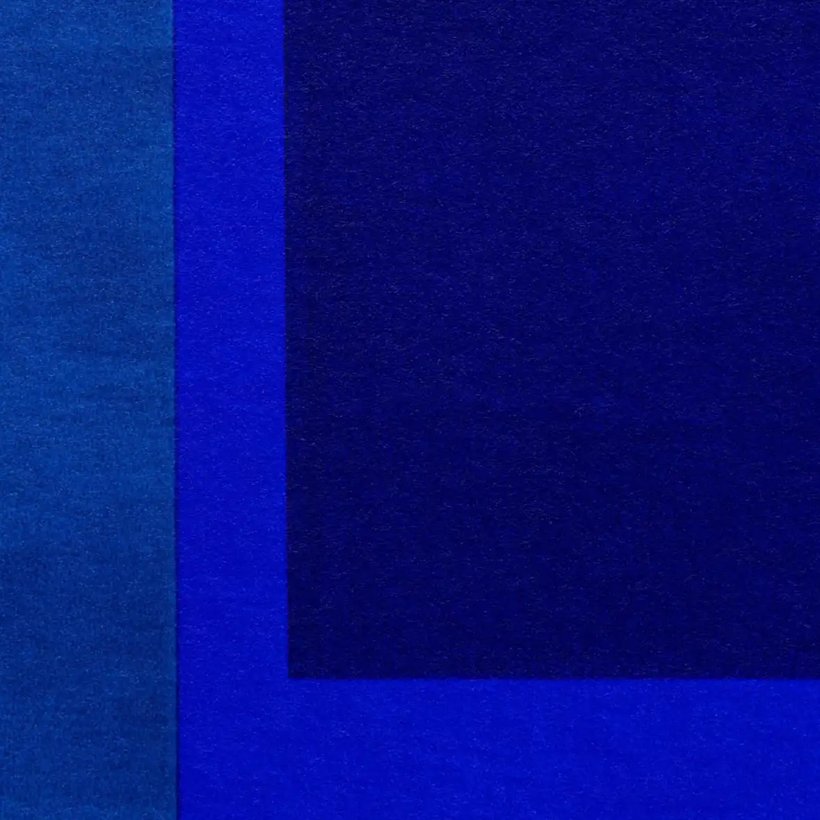 Monochromatic Blue Concentric Squares Wall Art - Image 15