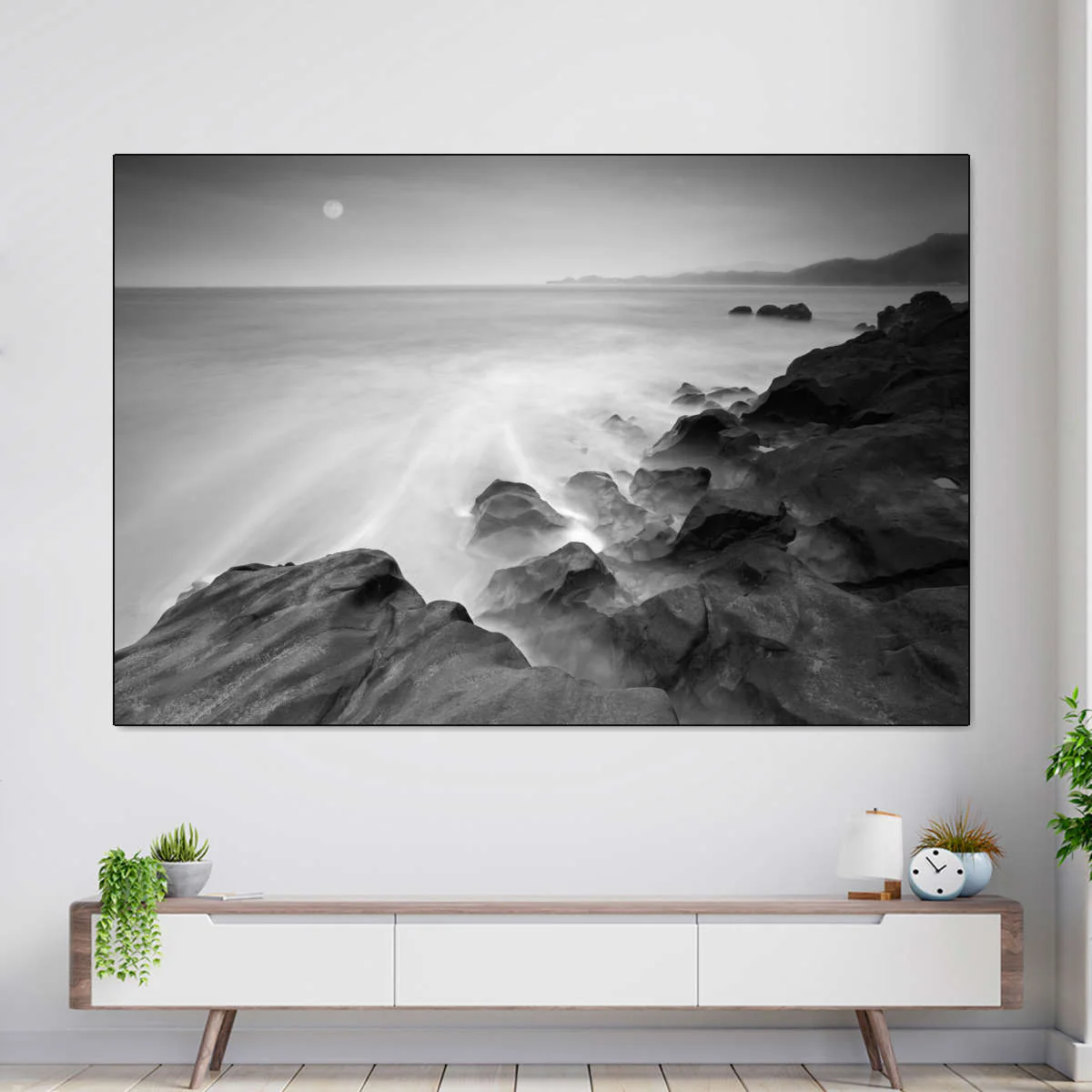 Moonset I Wall Art - Image 4