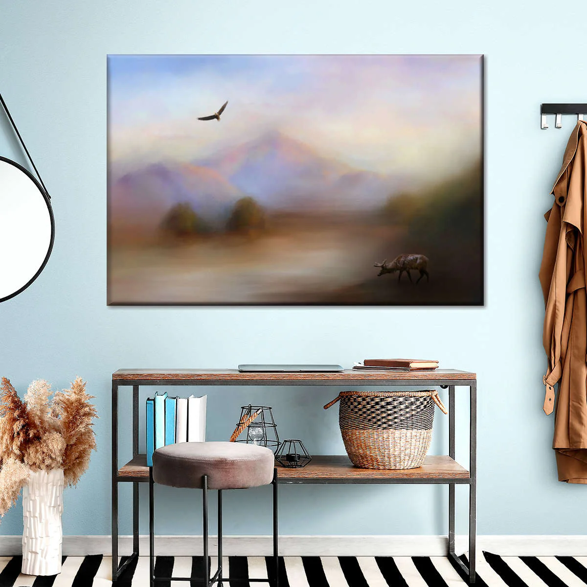 Morning At The Mountain Wall Art - Image 3