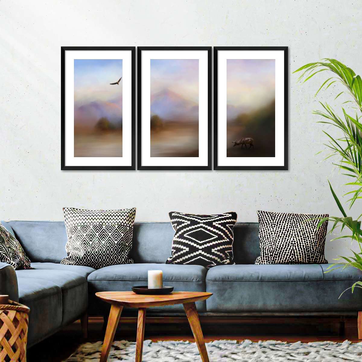 Morning At The Mountain Wall Art - Image 7