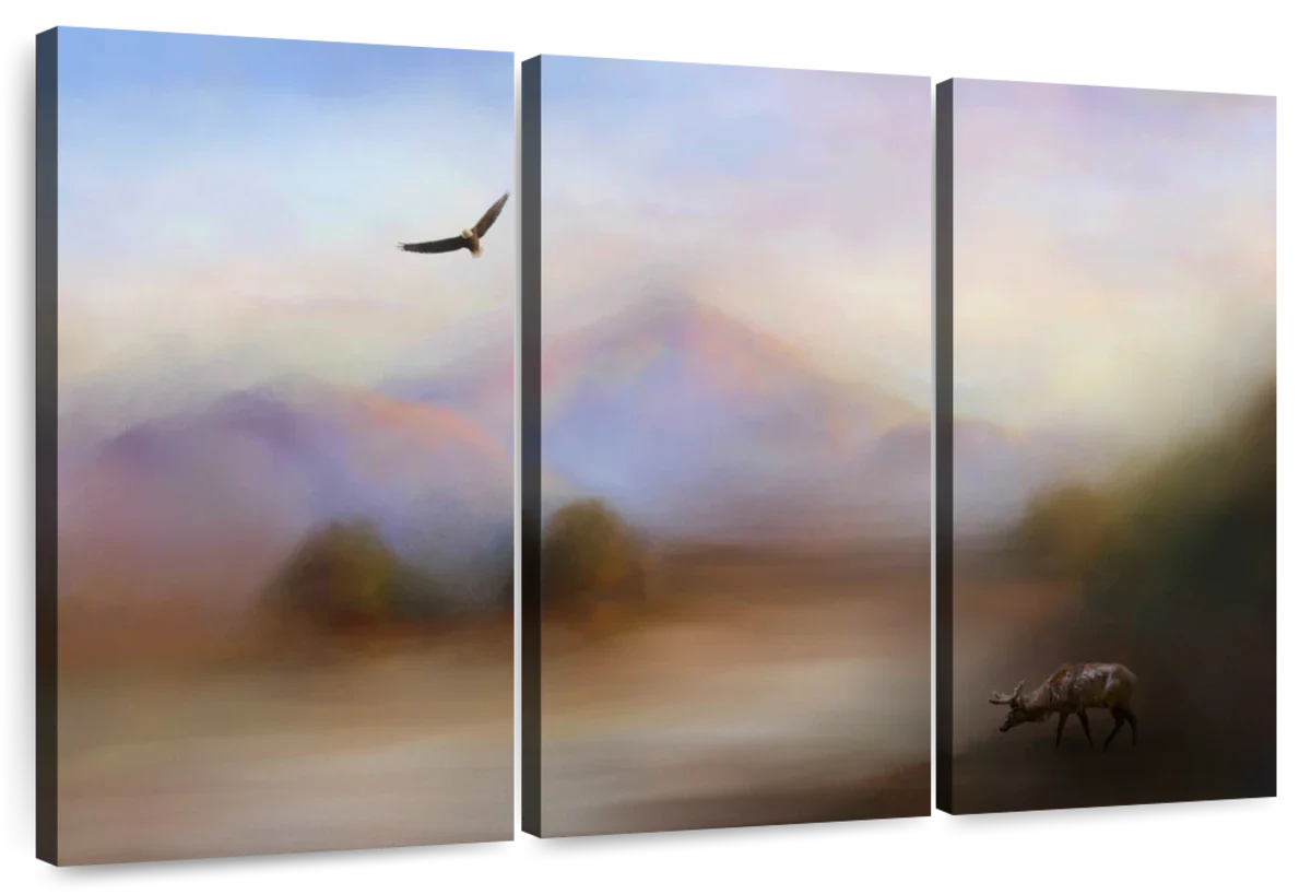 Morning At The Mountain Wall Art - Image 9