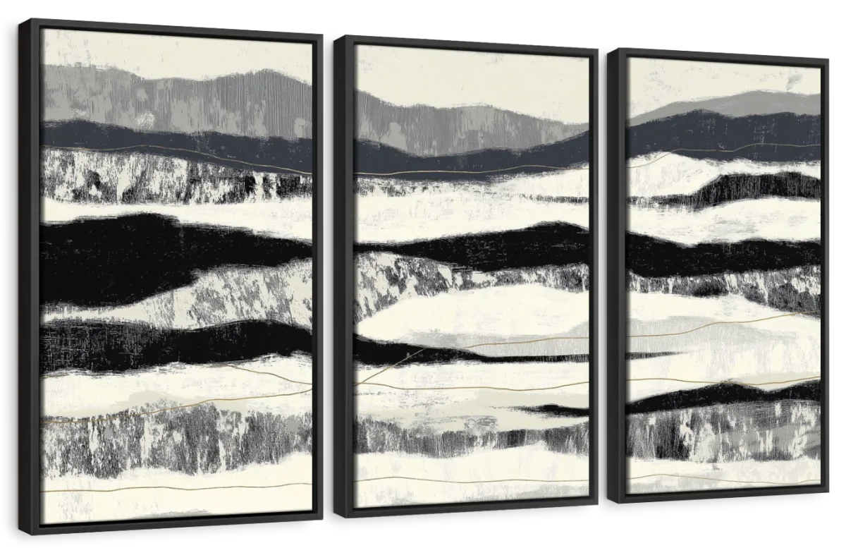 Mountain Echo Lines Wall Art - Image 11