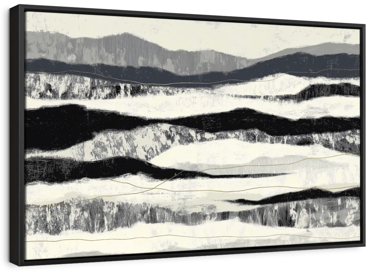 Mountain Echo Lines Wall Art - Image 12