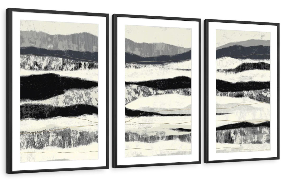 Mountain Echo Lines Wall Art - Image 13