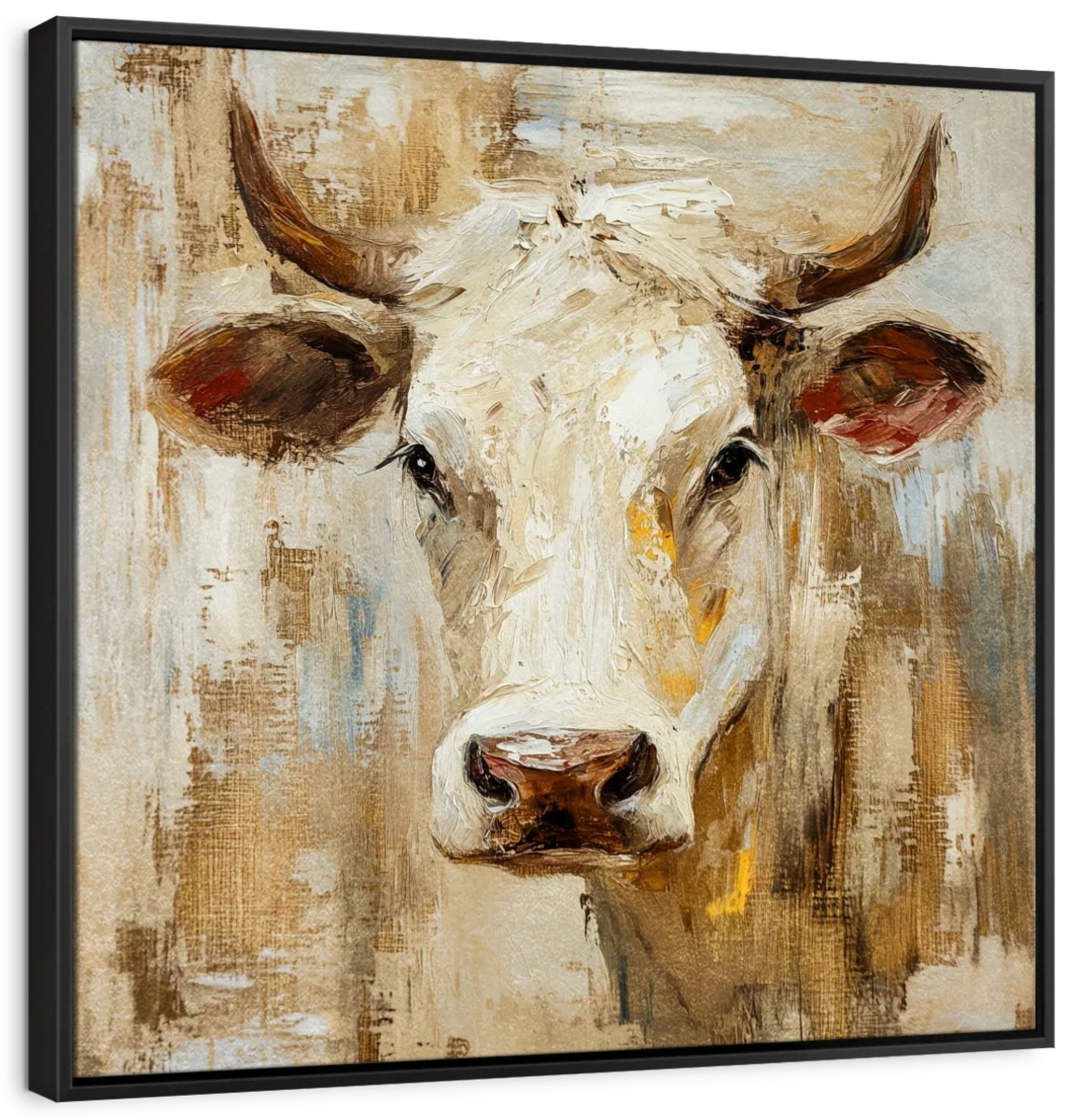Muted Cow Wall Art - Image 9