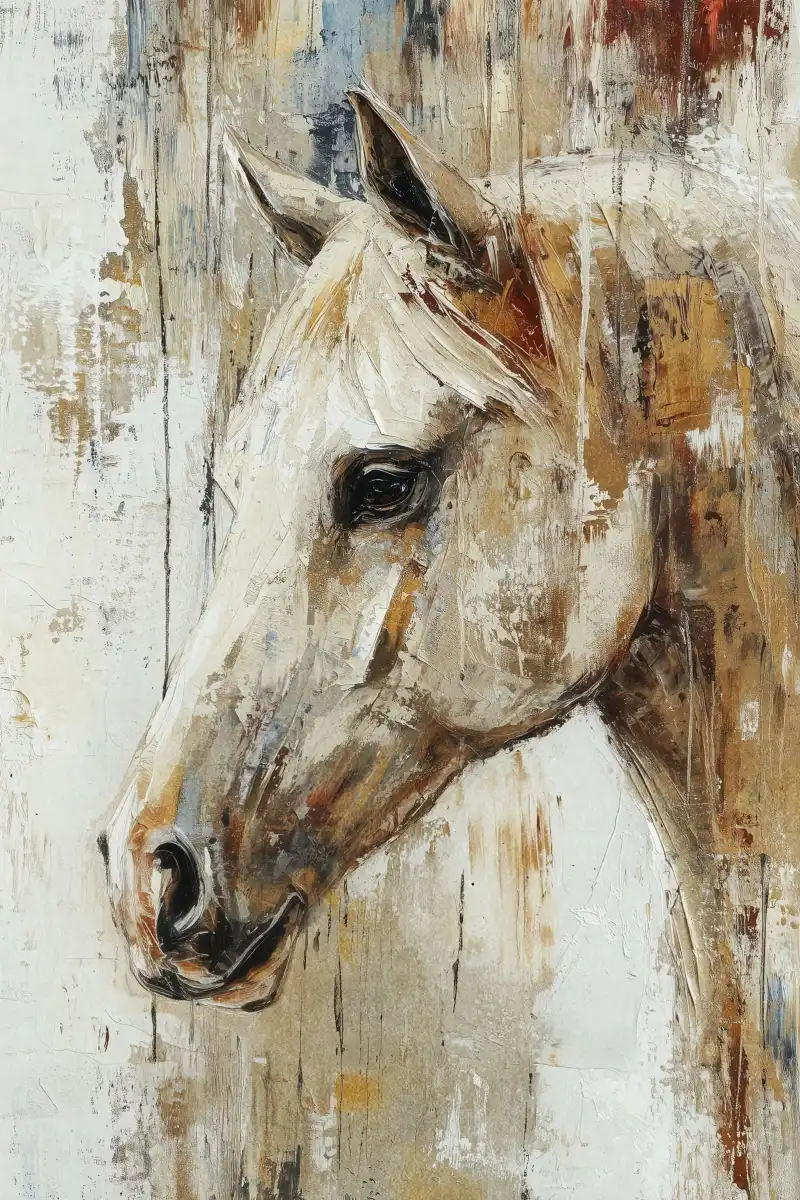 Muted Horse Wall Art - Image 13