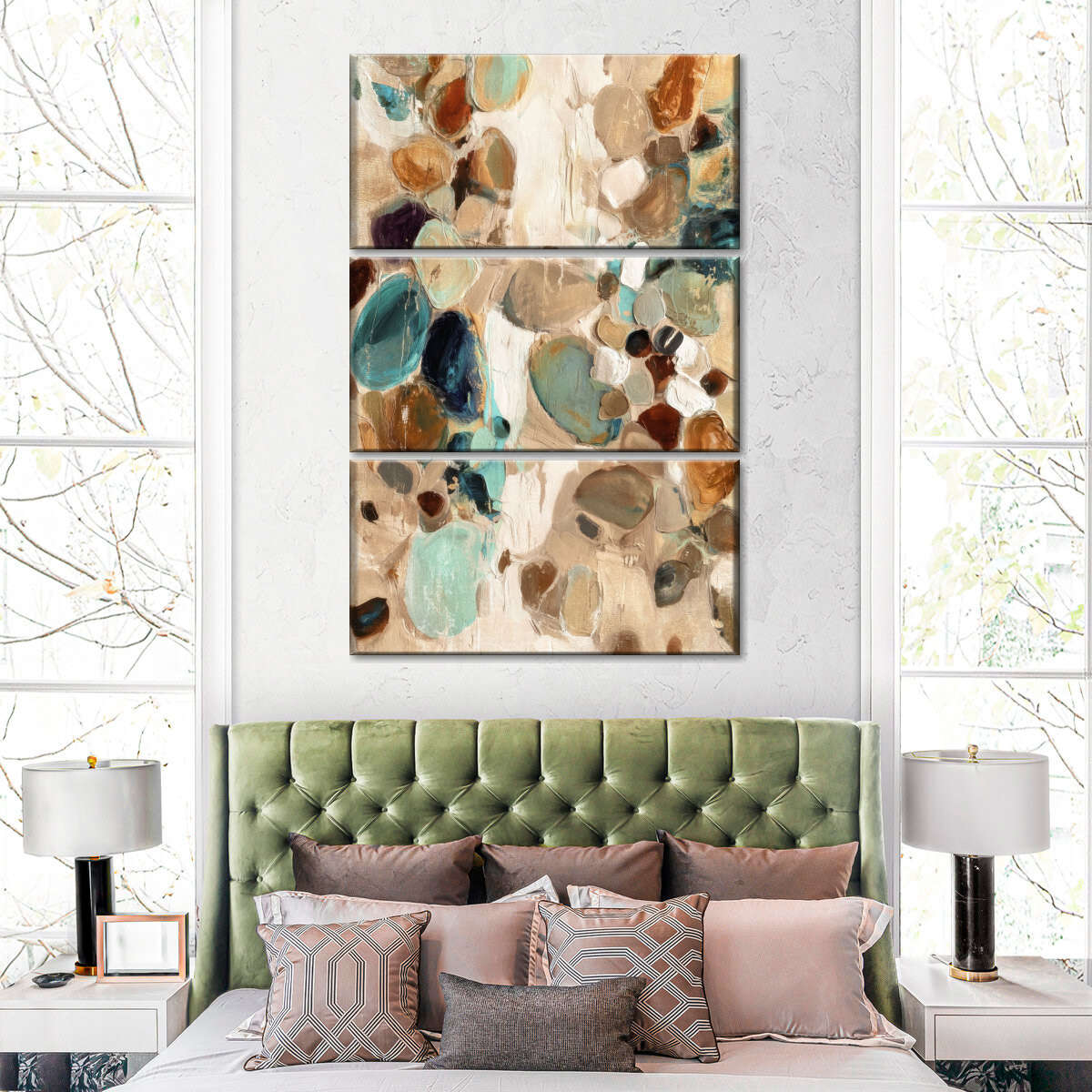 Muted Pebbles Wall Art - Image 4