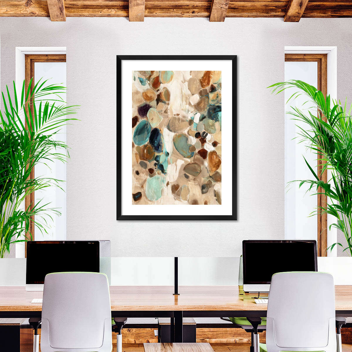 Muted Pebbles Wall Art - Image 6