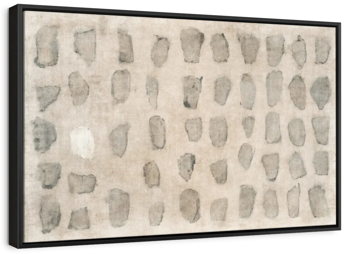 Neutral Canvas Dots Abstract Wall Art - Image 12