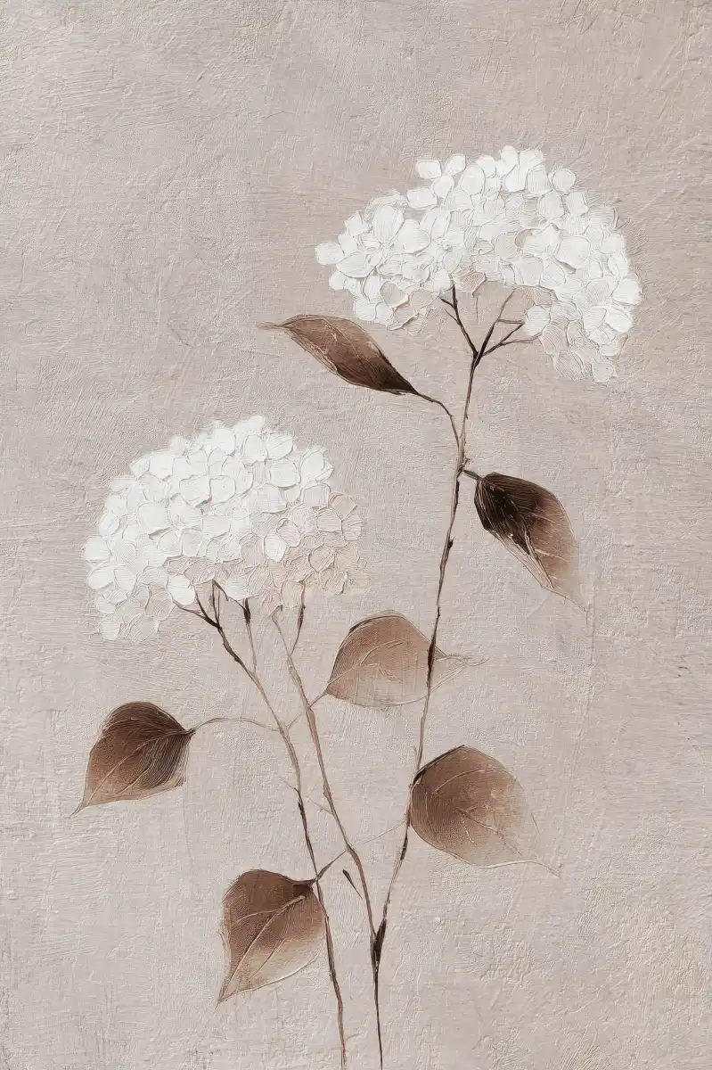 Neutral Flowers VI Wall Art - Image 9