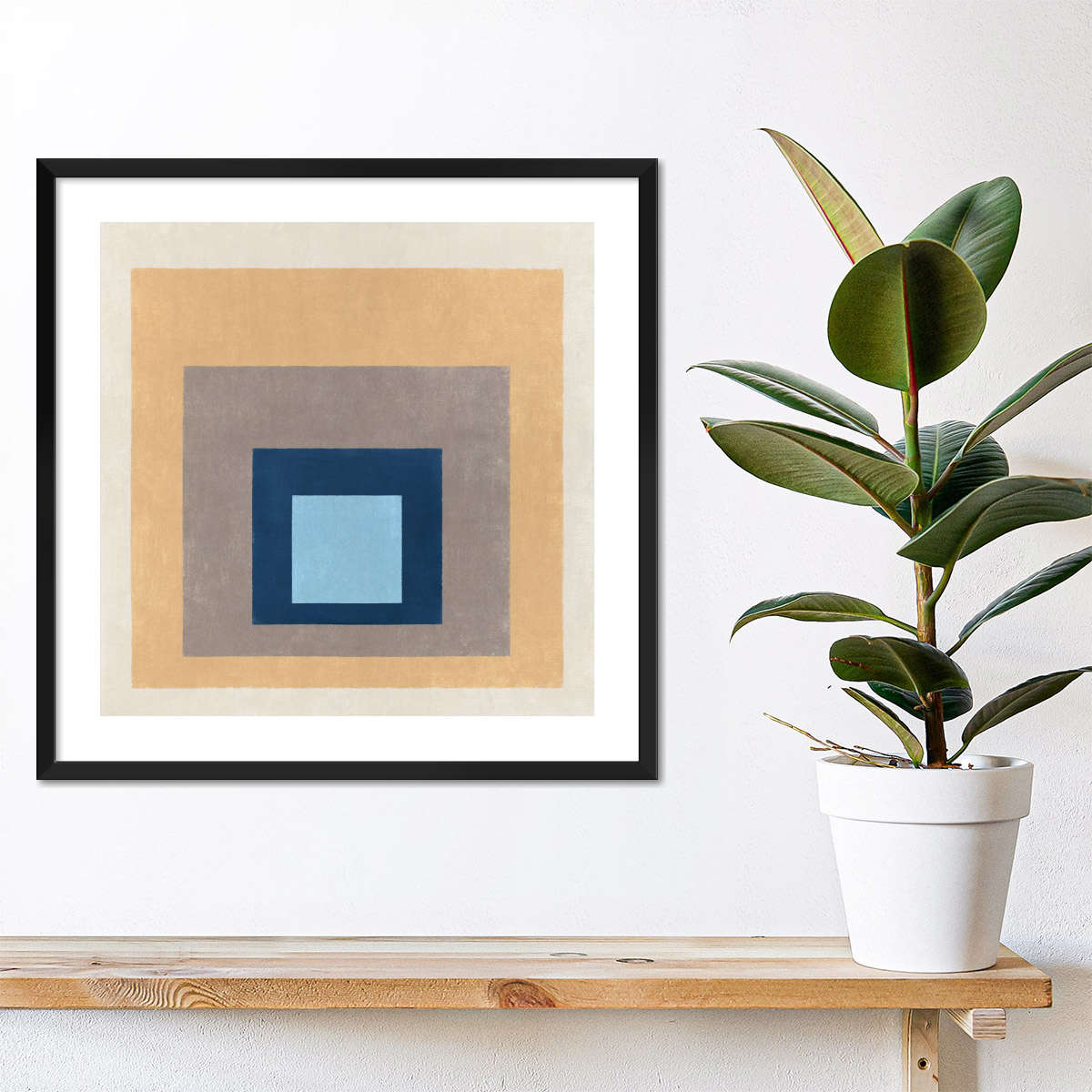 Neutral Square Layers Wall Art - Image 6