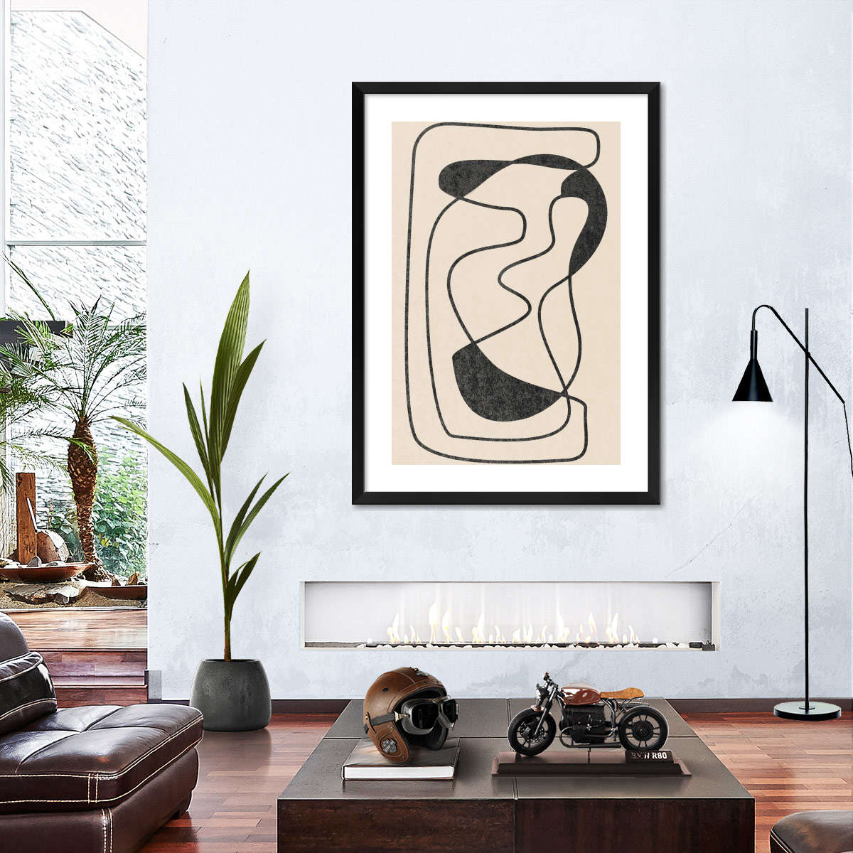 Neutral Squiggle Wall Art - Image 6