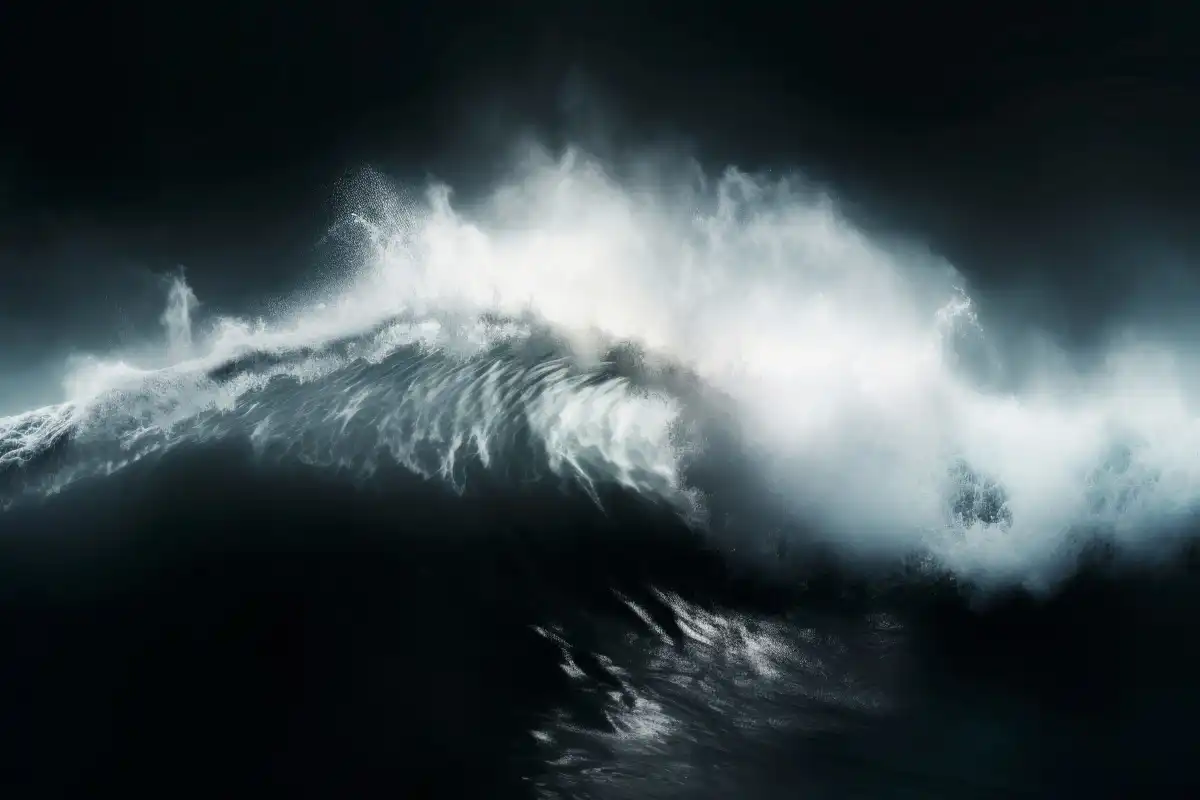Oceanic - Black Wave Wall Art - Image 15
