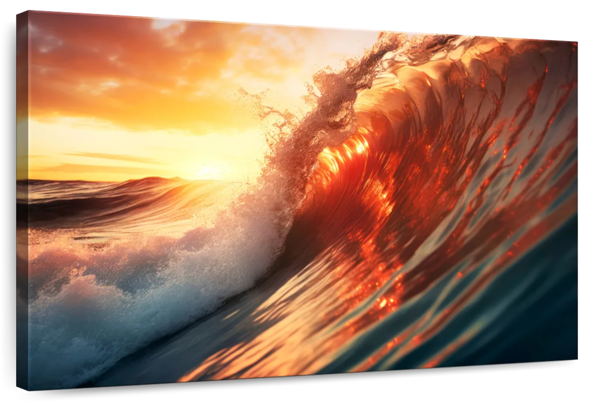 Oceanic - Fire Tide Wall Art