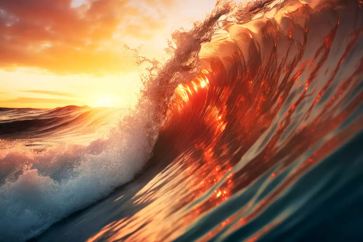 Oceanic - Fire Tide Wall Art - Image 15
