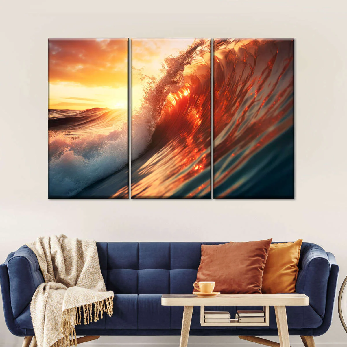 Oceanic - Fire Tide Wall Art - Image 2