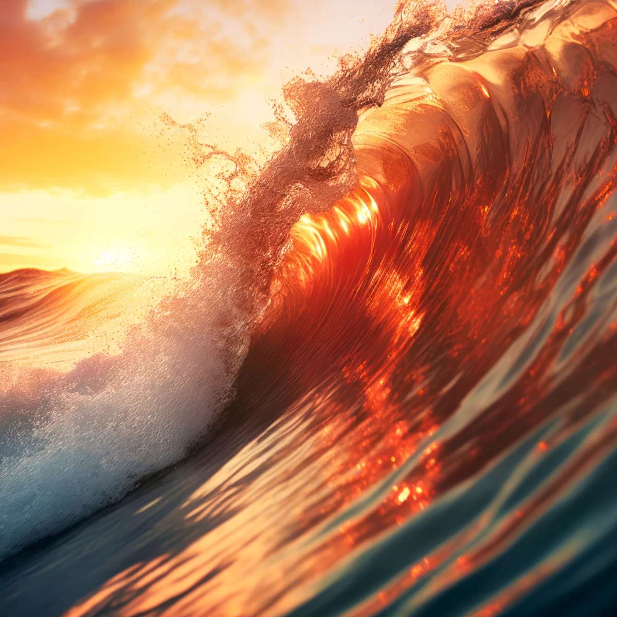 Oceanic - Fire Tide Wall Art - Image 20