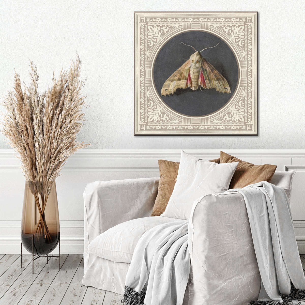 Owlet Moth Reinterpreted Wall Art - Image 3