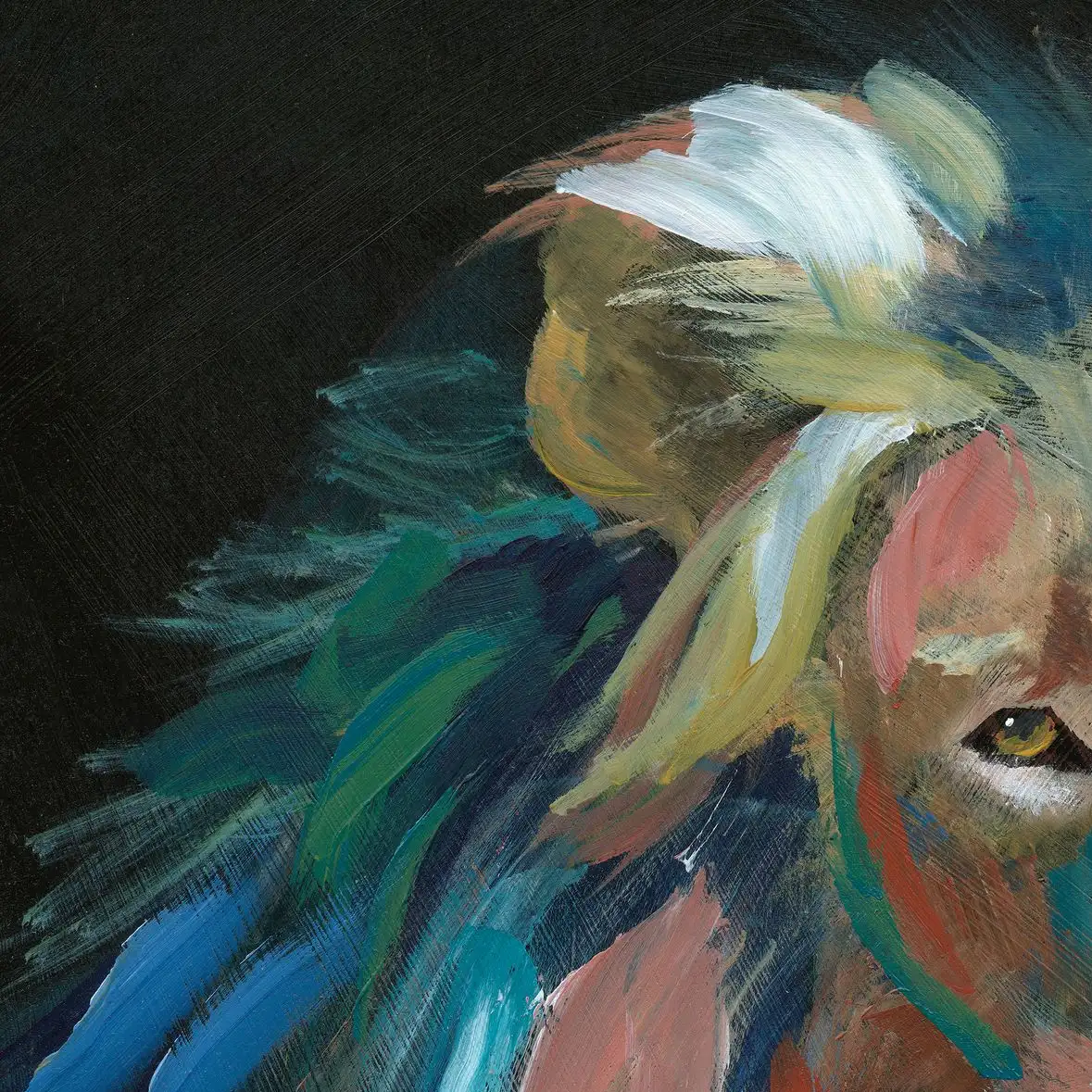 Painted Leo Wall Art - Image 15