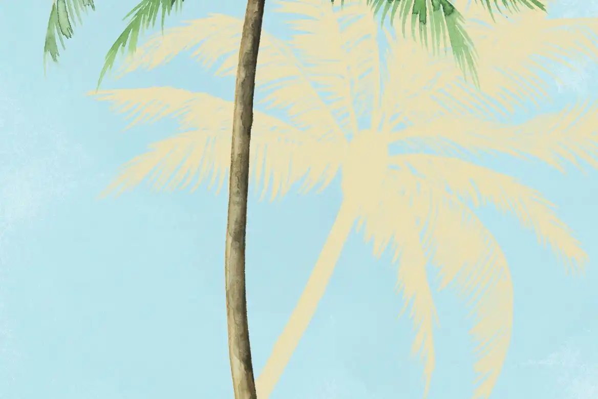 Paradise Palm Collection B Wall Art - Image 13