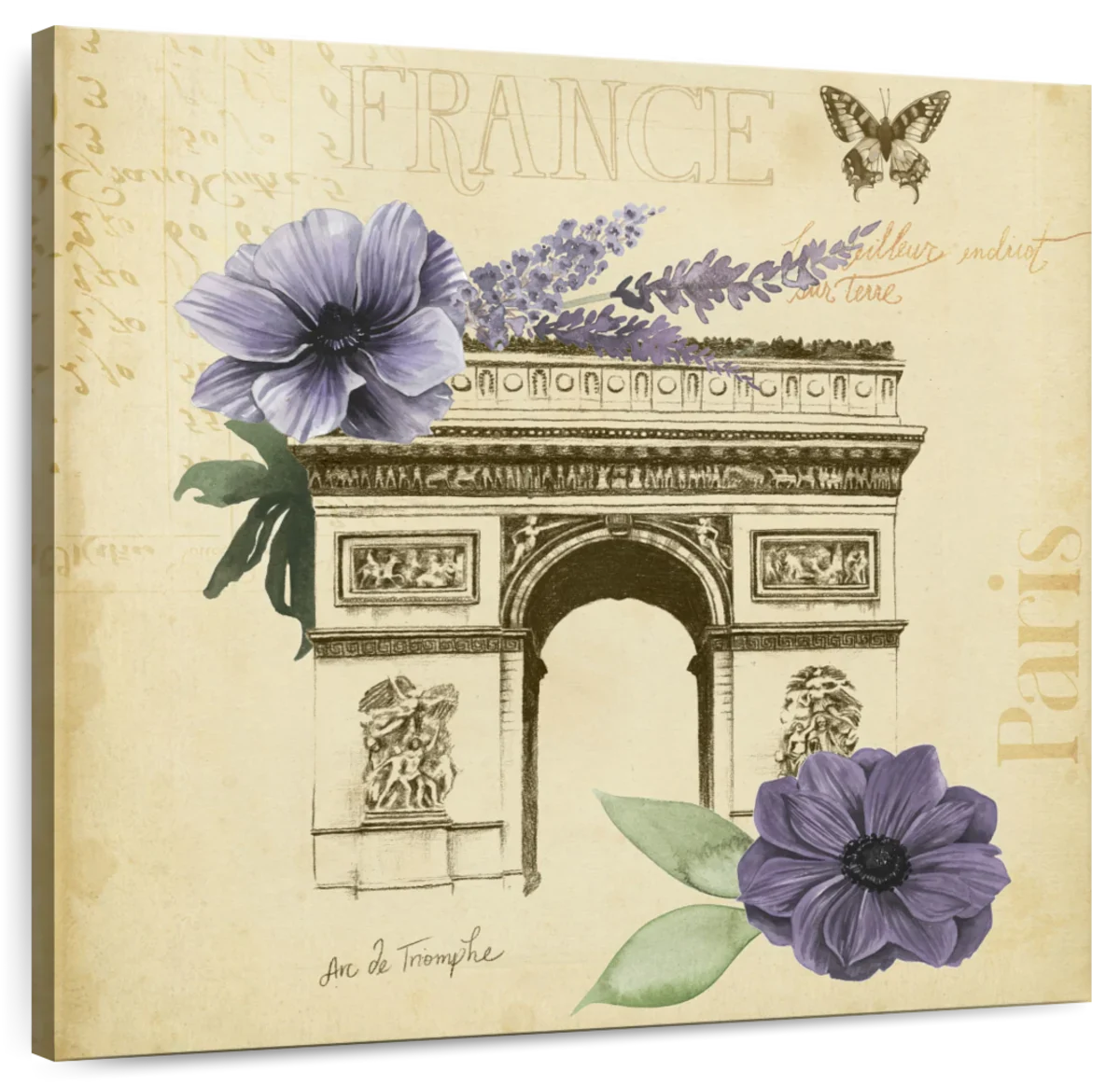 Paris Ephemera Collection A Wall Art