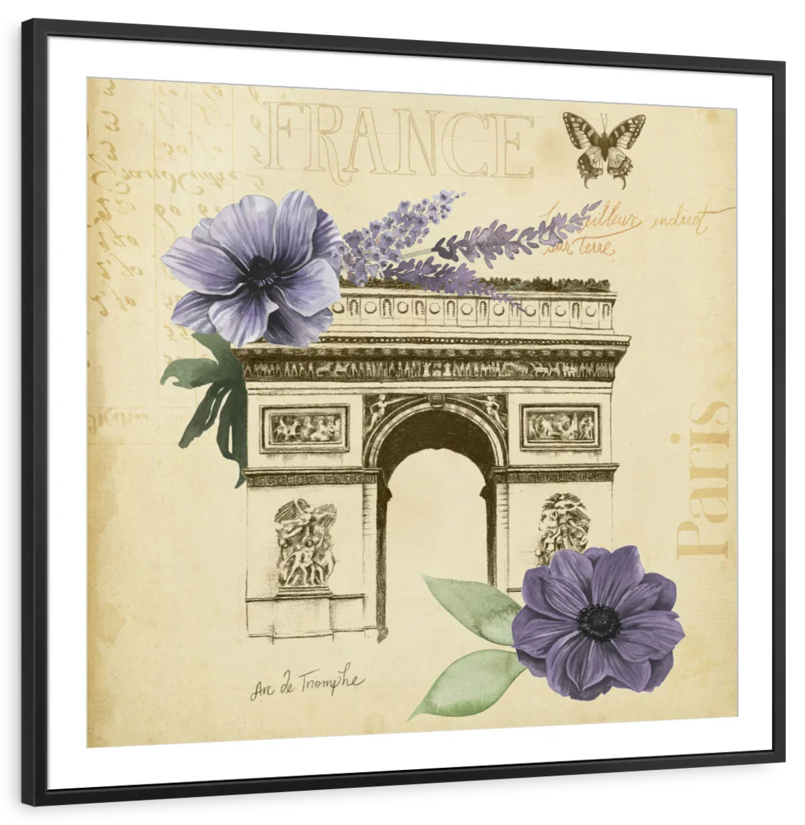 Paris Ephemera Collection A Wall Art - Image 10