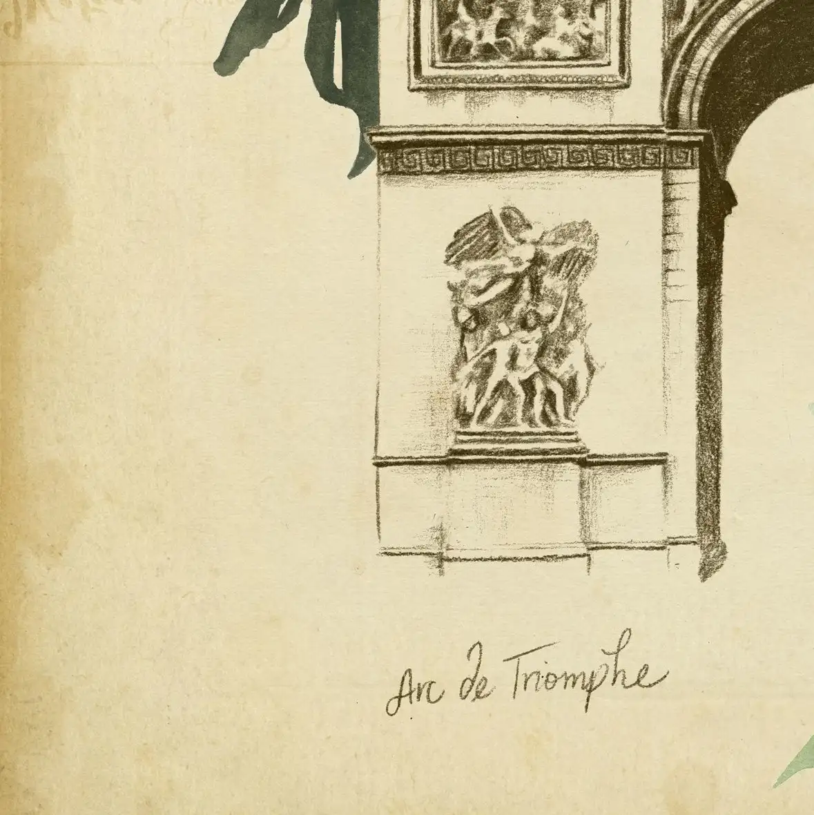 Paris Ephemera Collection A Wall Art - Image 15