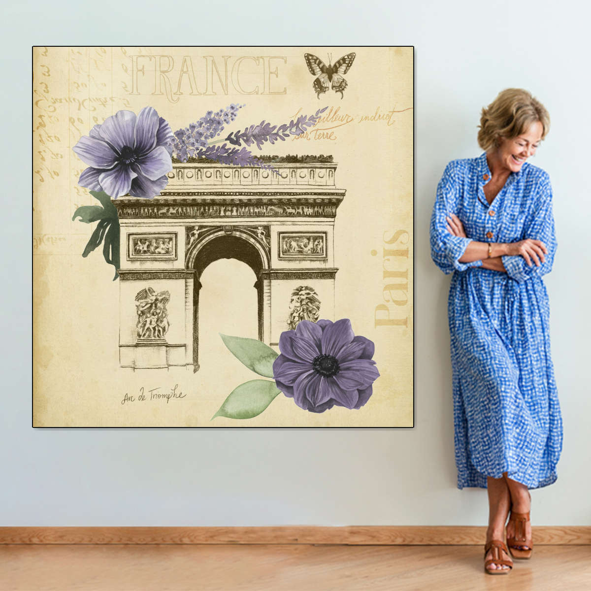 Paris Ephemera Collection A Wall Art - Image 7