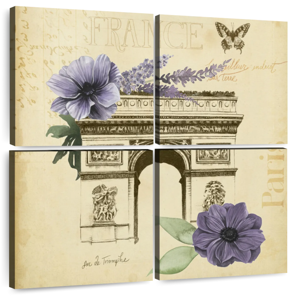 Paris Ephemera Collection A Wall Art - Image 8