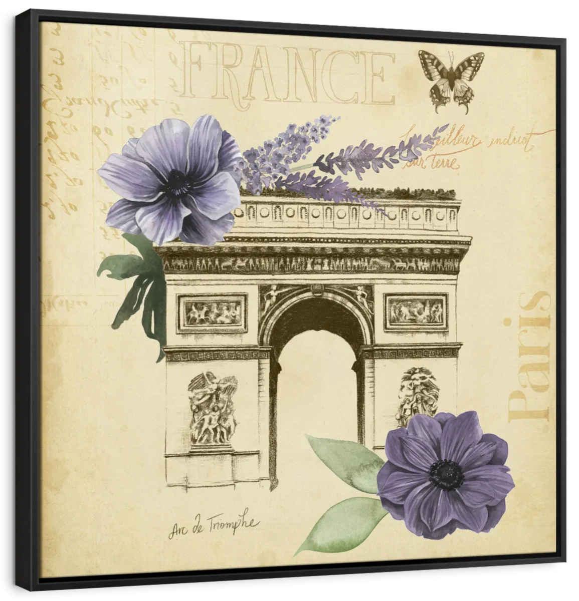 Paris Ephemera Collection A Wall Art - Image 9