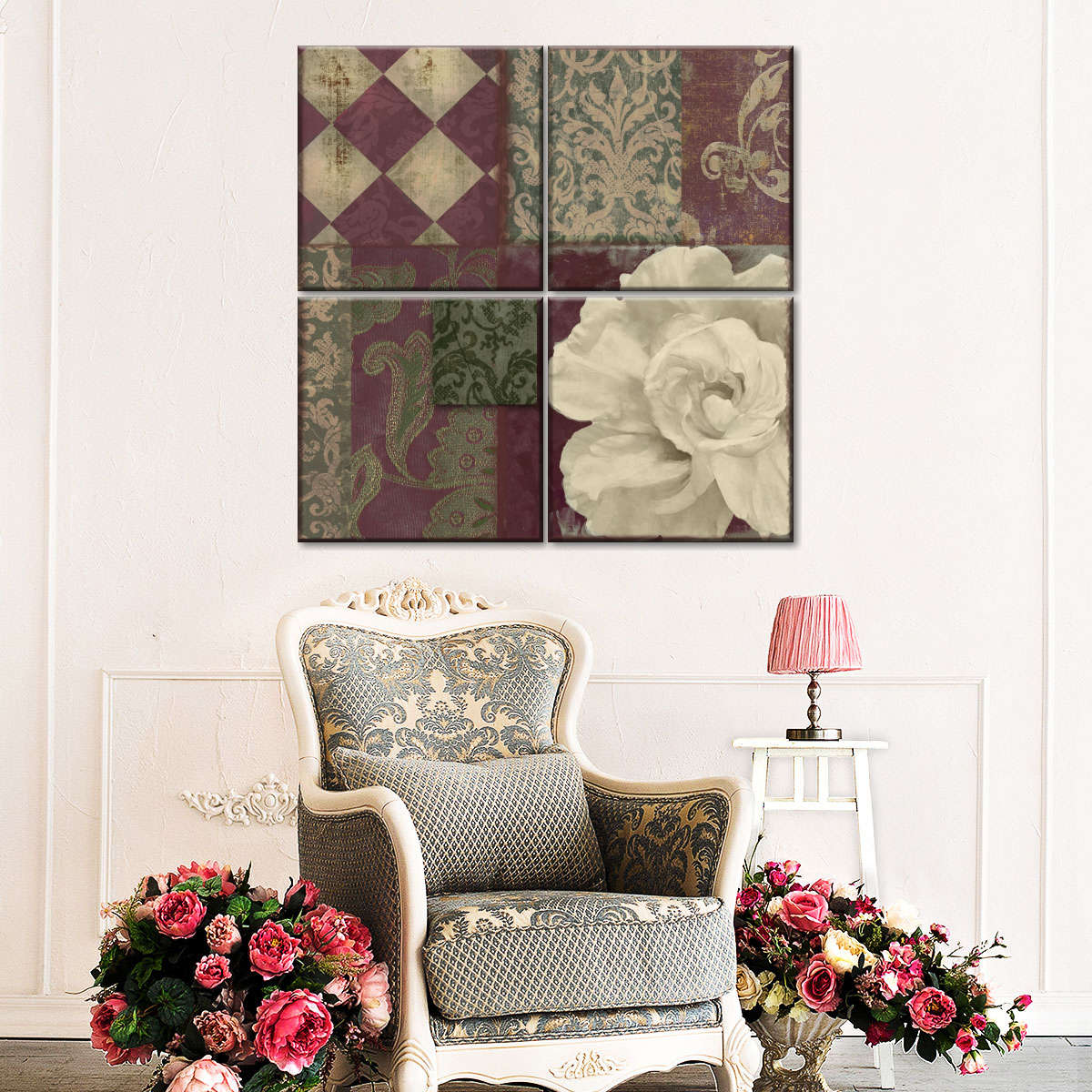 Patch Work Brocade II Wall Art - Image 4