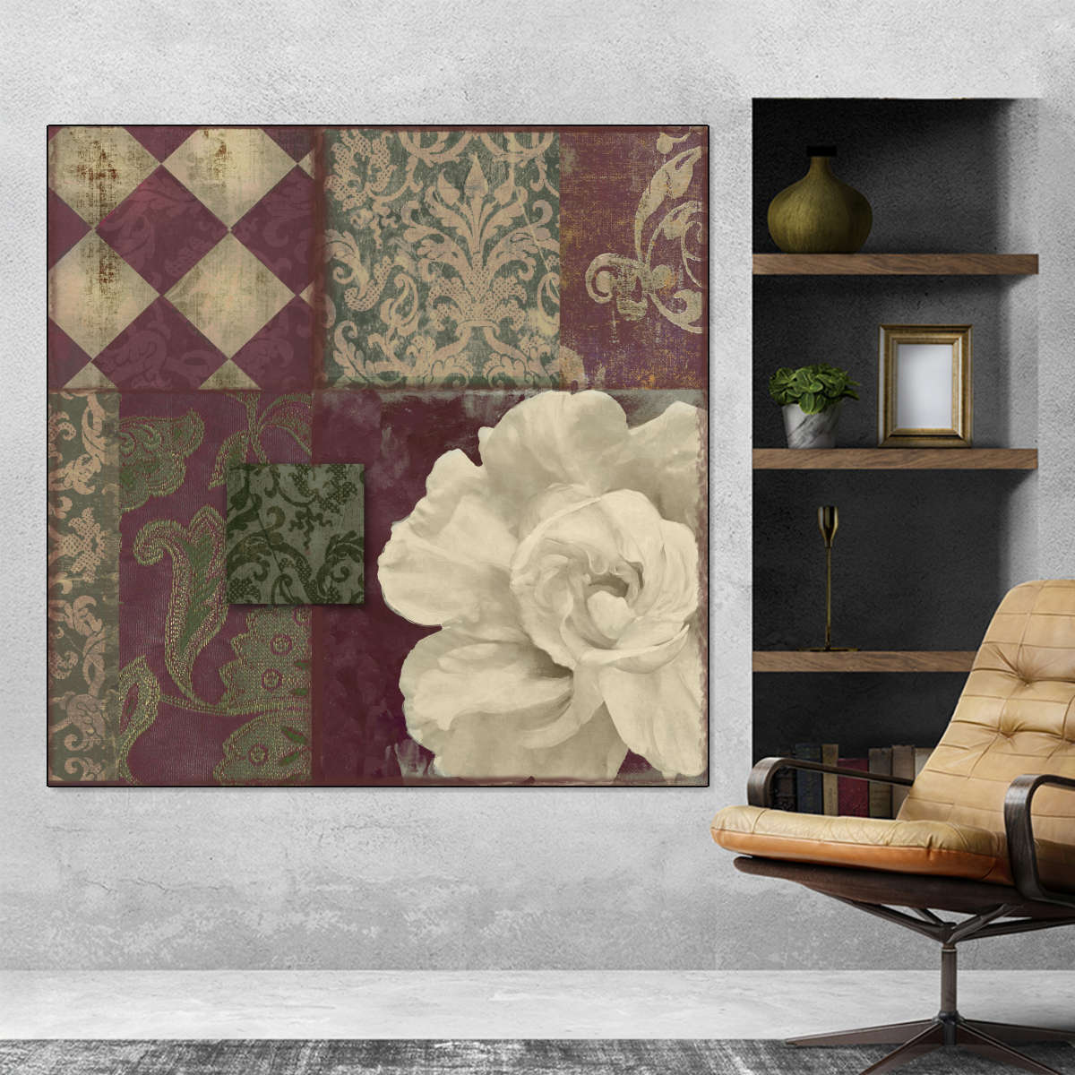 Patch Work Brocade II Wall Art - Image 7