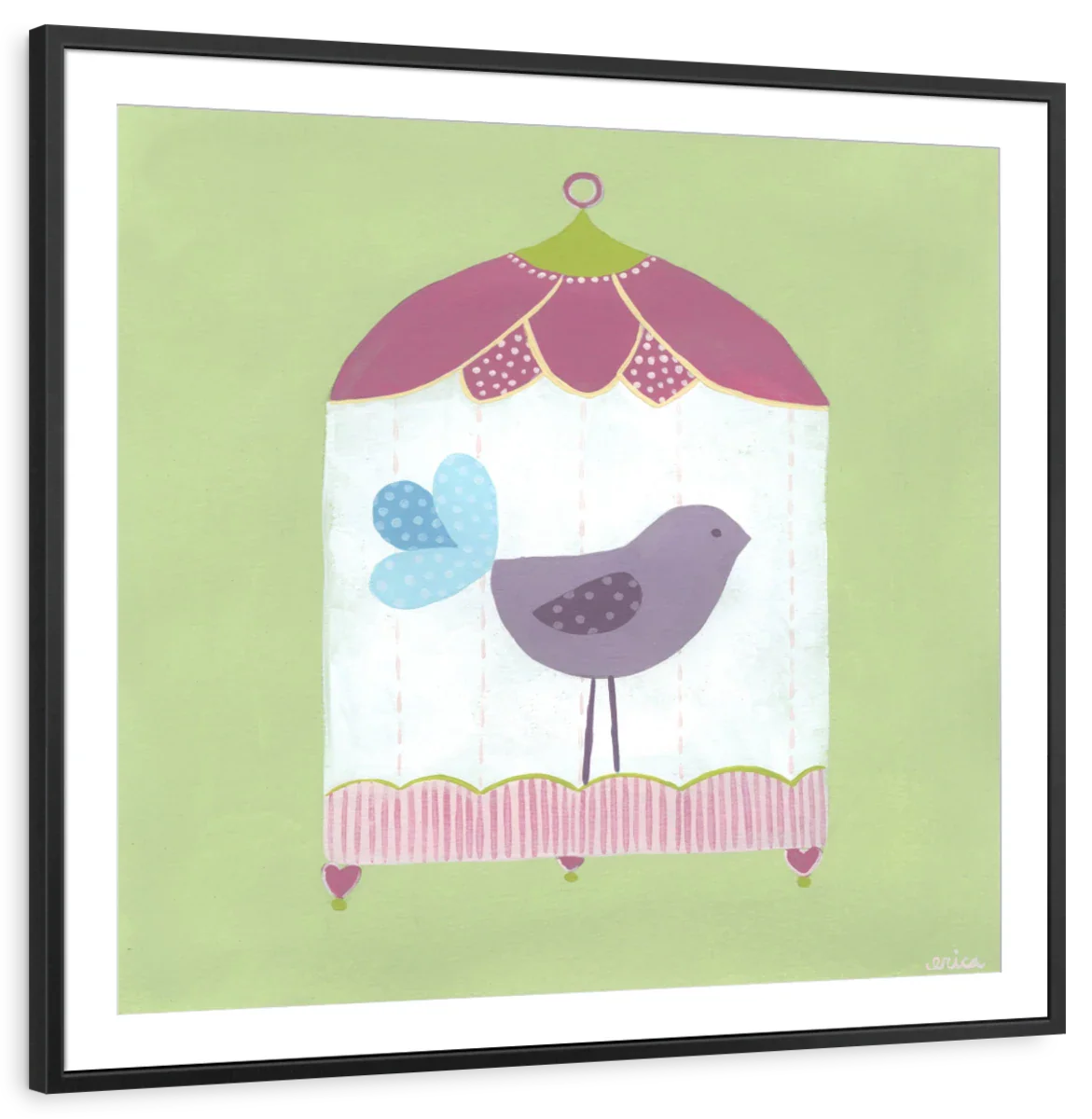 Patchwork Birdcage I Wall Art - Image 16