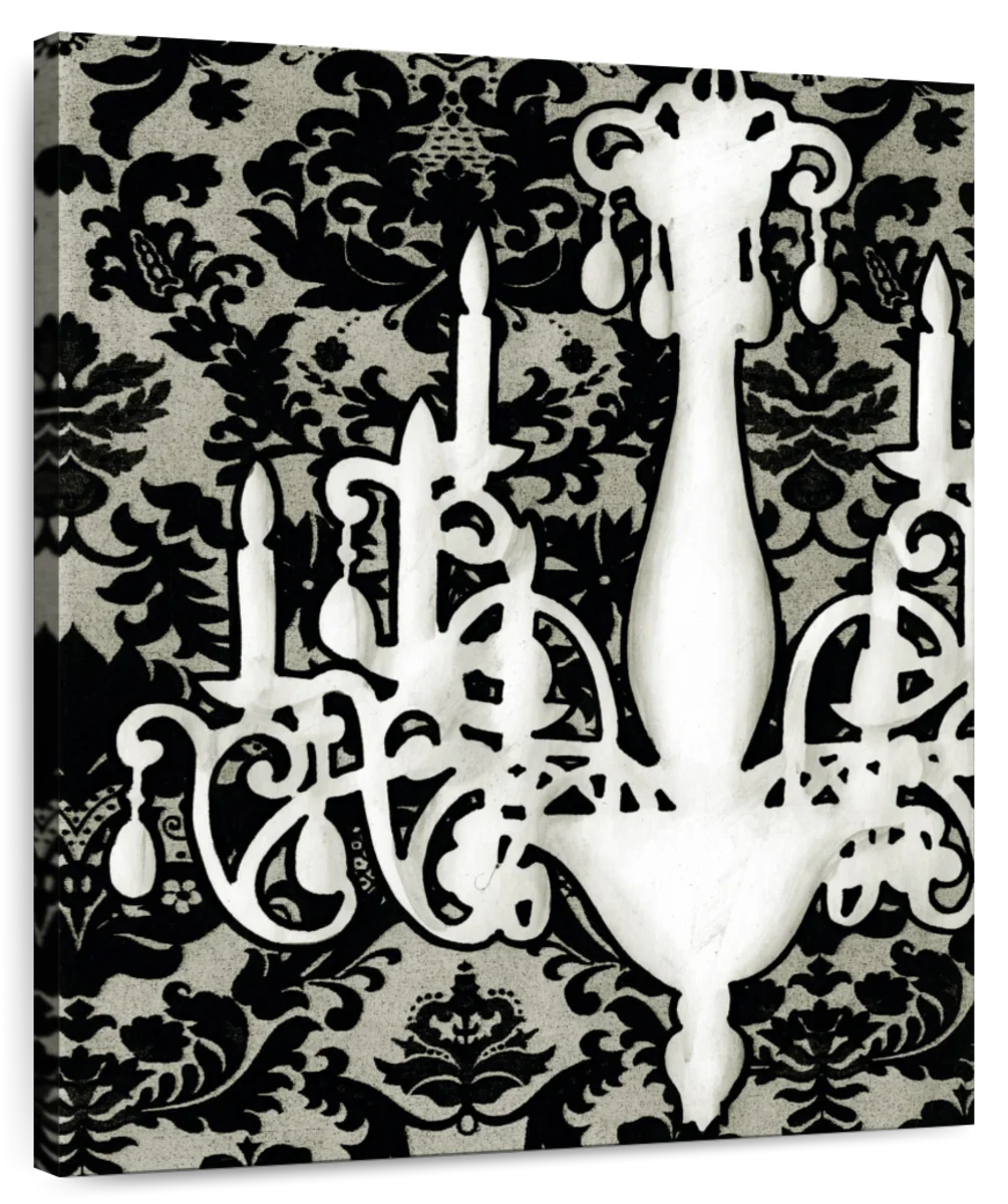Patterned Chandelier I Wall Art