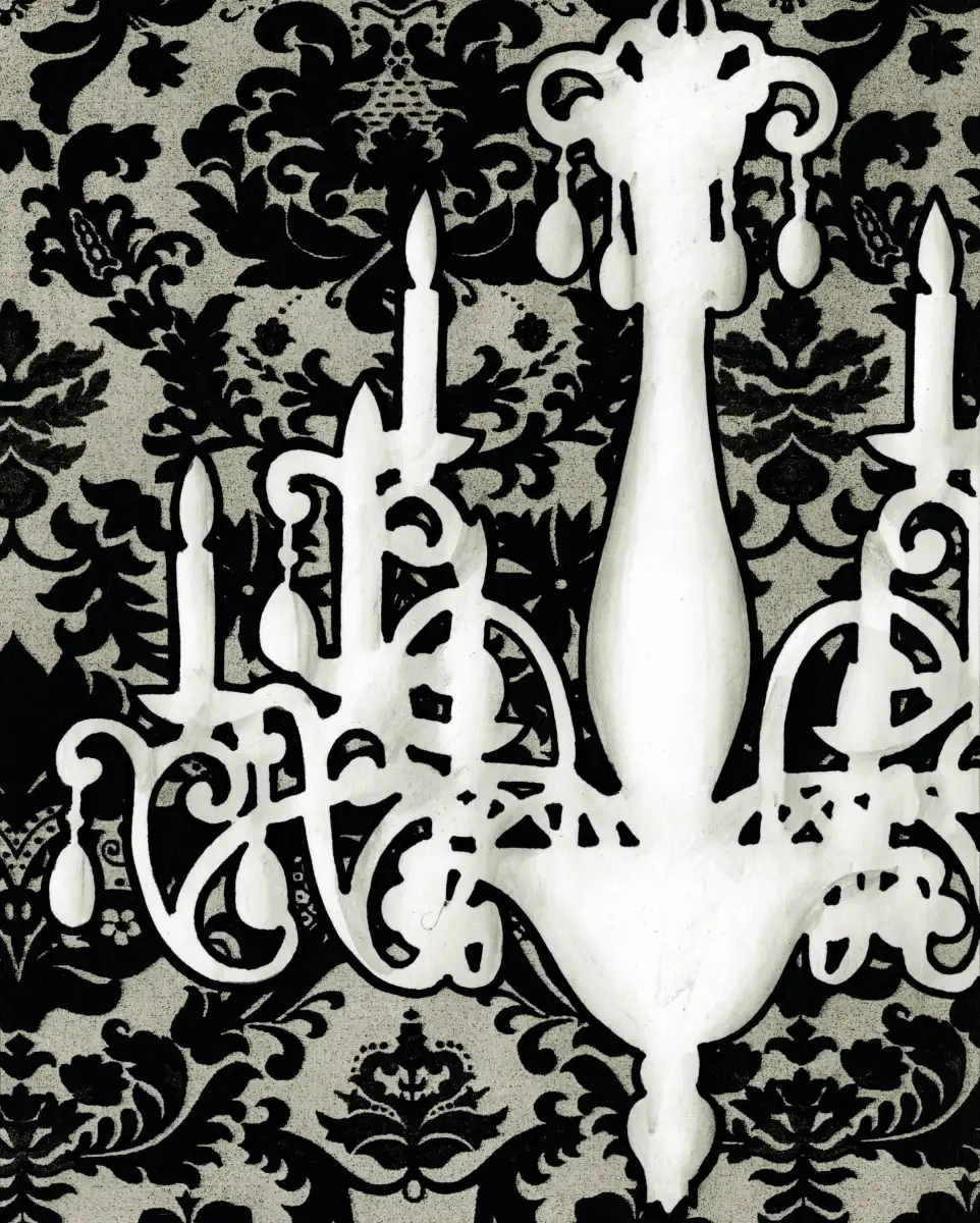 Patterned Chandelier I Wall Art - Image 8
