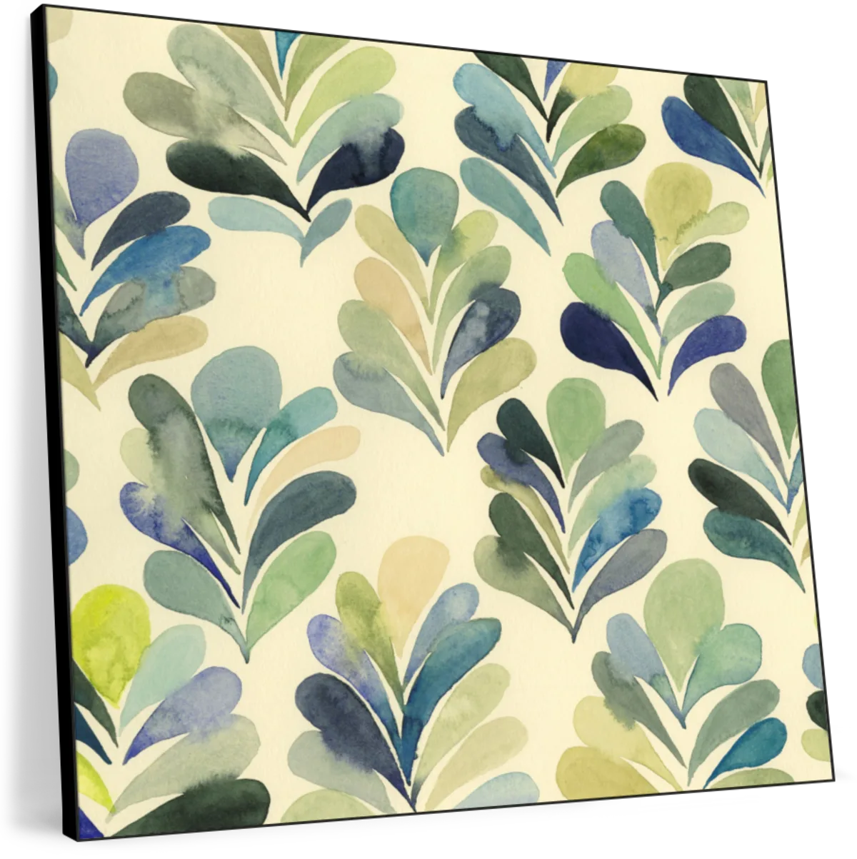 Patterned Watercolor Palms Wall Art - Image 11