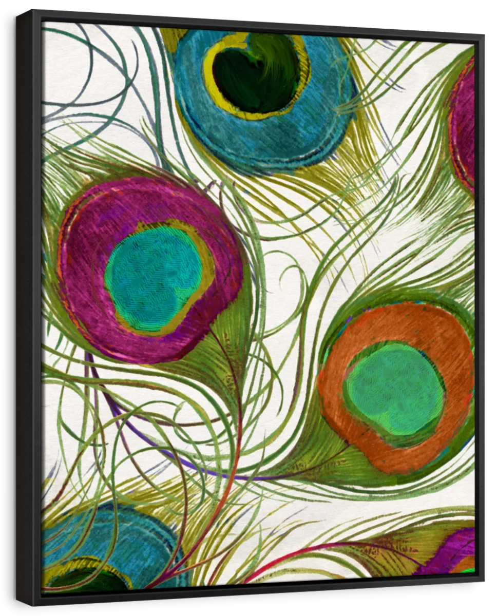 Peacock Feathers II Wall Art - Image 5
