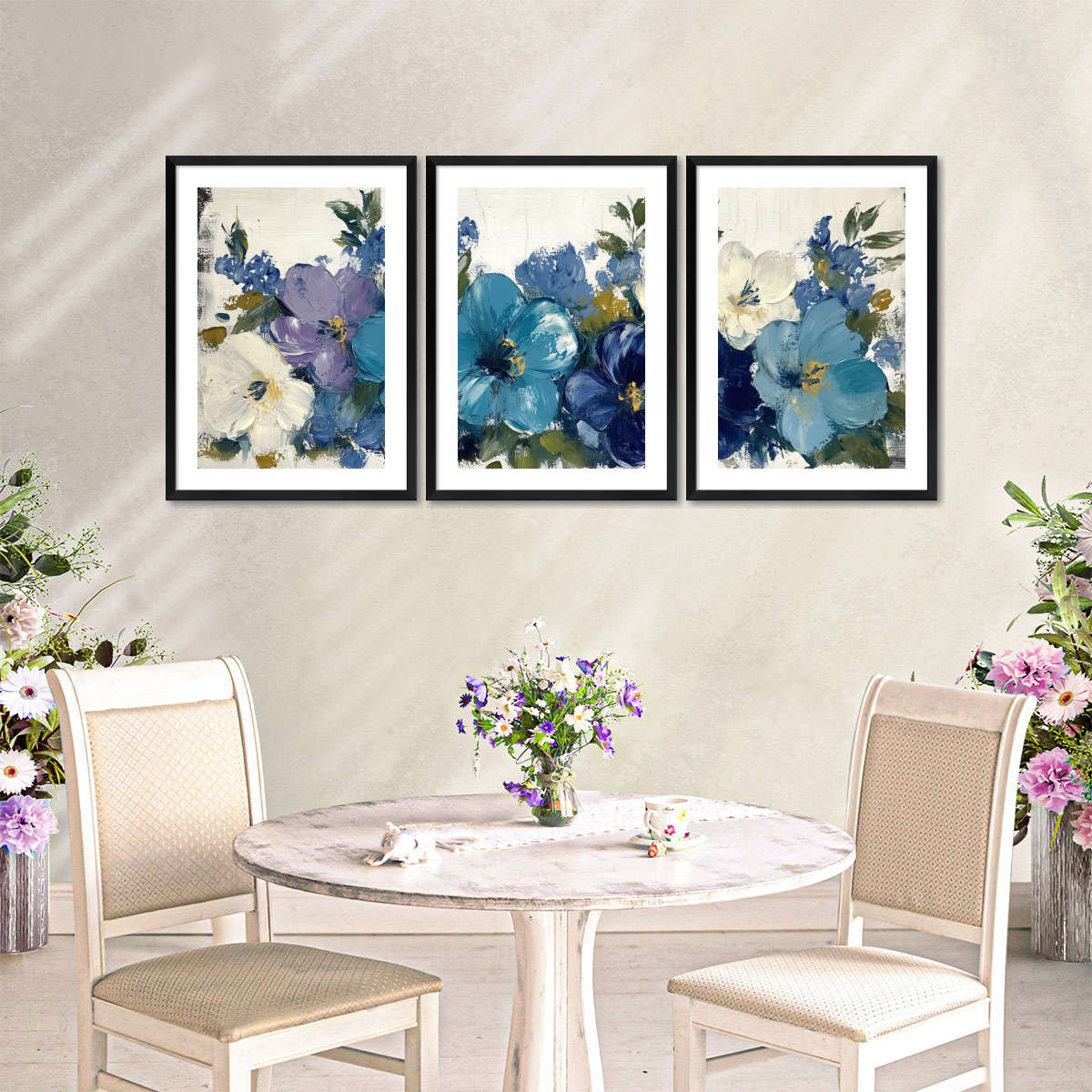 Peacock Flowers II Wall Art - Image 9