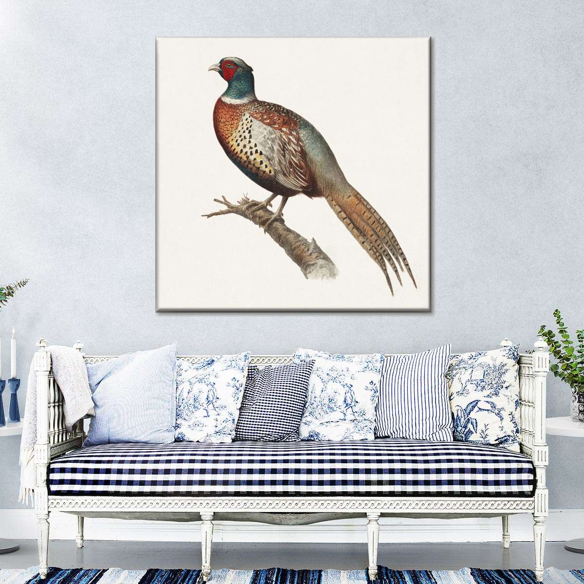 Perching Common Pheasant Wall Art - Image 20