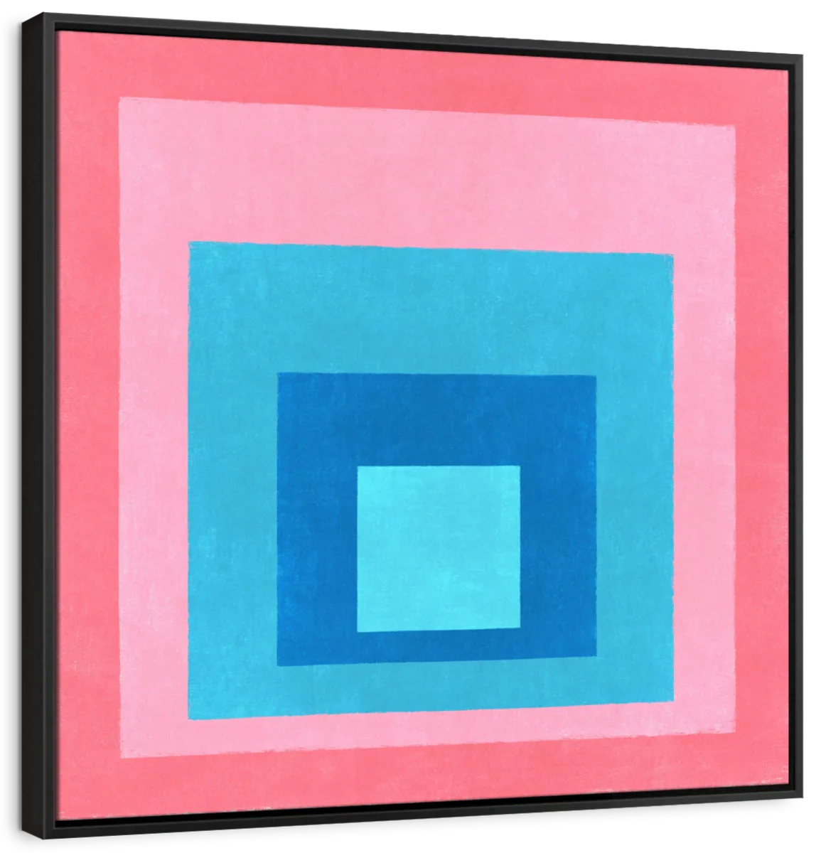 Pink Blue Squares Wall Art - Image 14