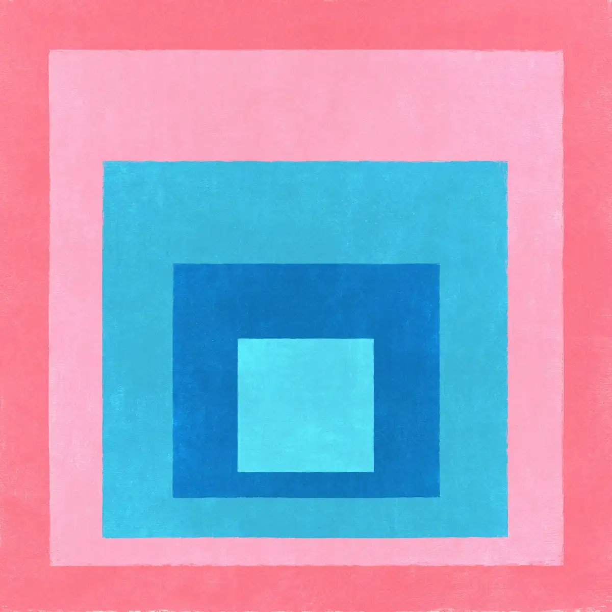 Pink Blue Squares Wall Art - Image 18
