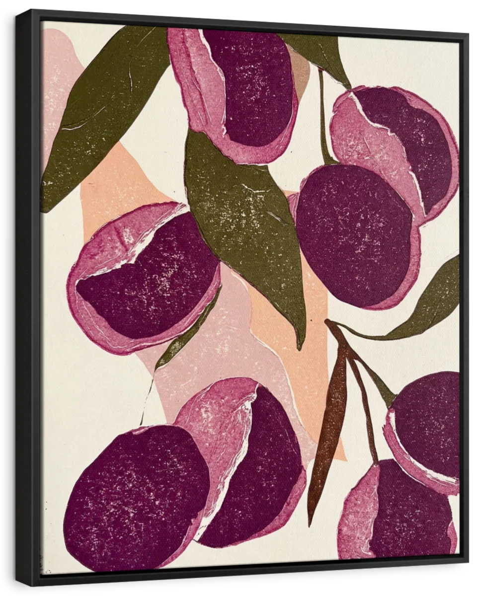 Plum Branch Print Wall Art - Image 6